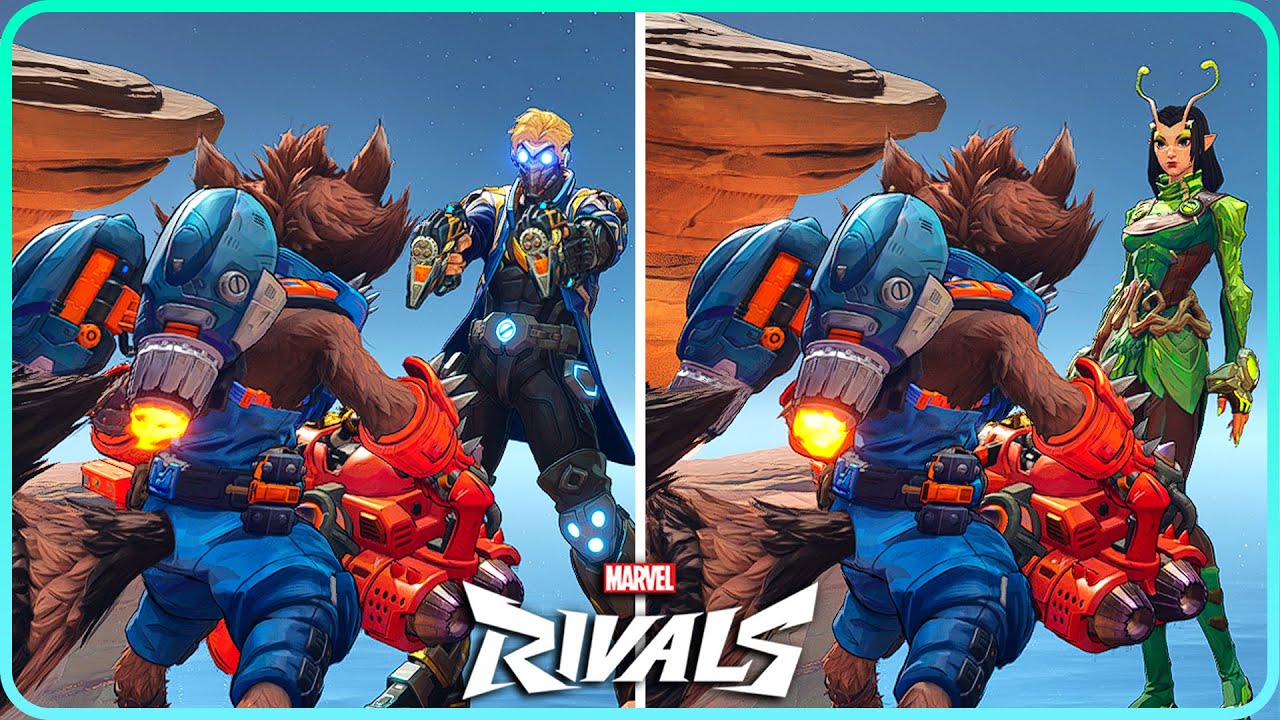 Все уникальные взаимодействия Ракетного Енота и особые убийства героев Marvel Rivals