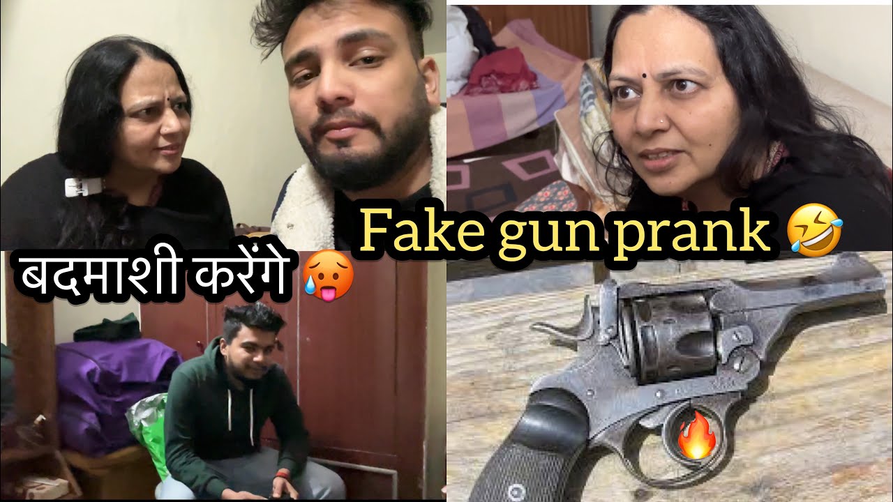 Nakli Bandook Prank On Mummy😂