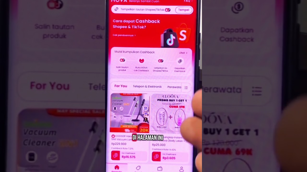 Aplikasi mova cari cuan mudah