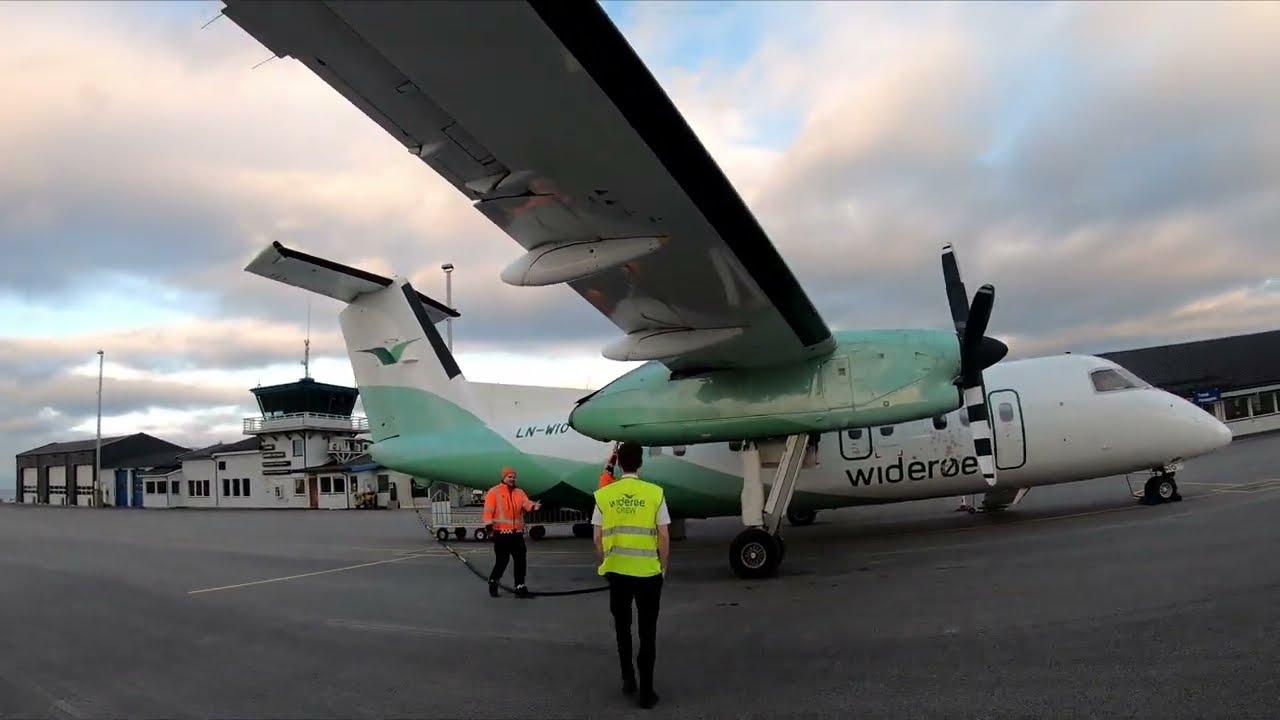 Wideroe WF977 Kirkenes (KKN) - Vadso (VDS) - Vardo (VAW) Dash8-100