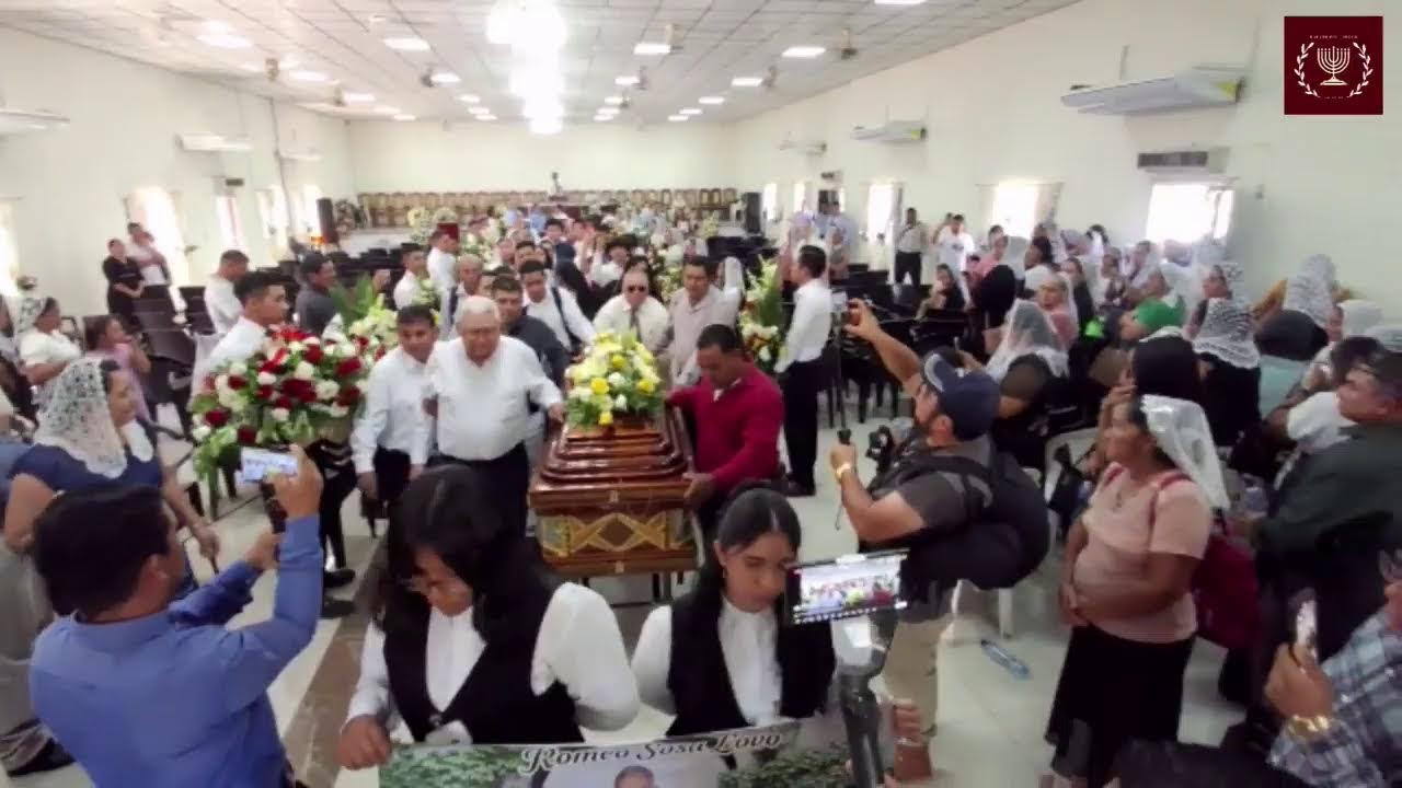 CULTO ANTES DE LA SALIDA AL CEMENTERIO DE QUIEN EN VIDA FUE NUESTRO AMADO PASTOR ROMEO SOSA