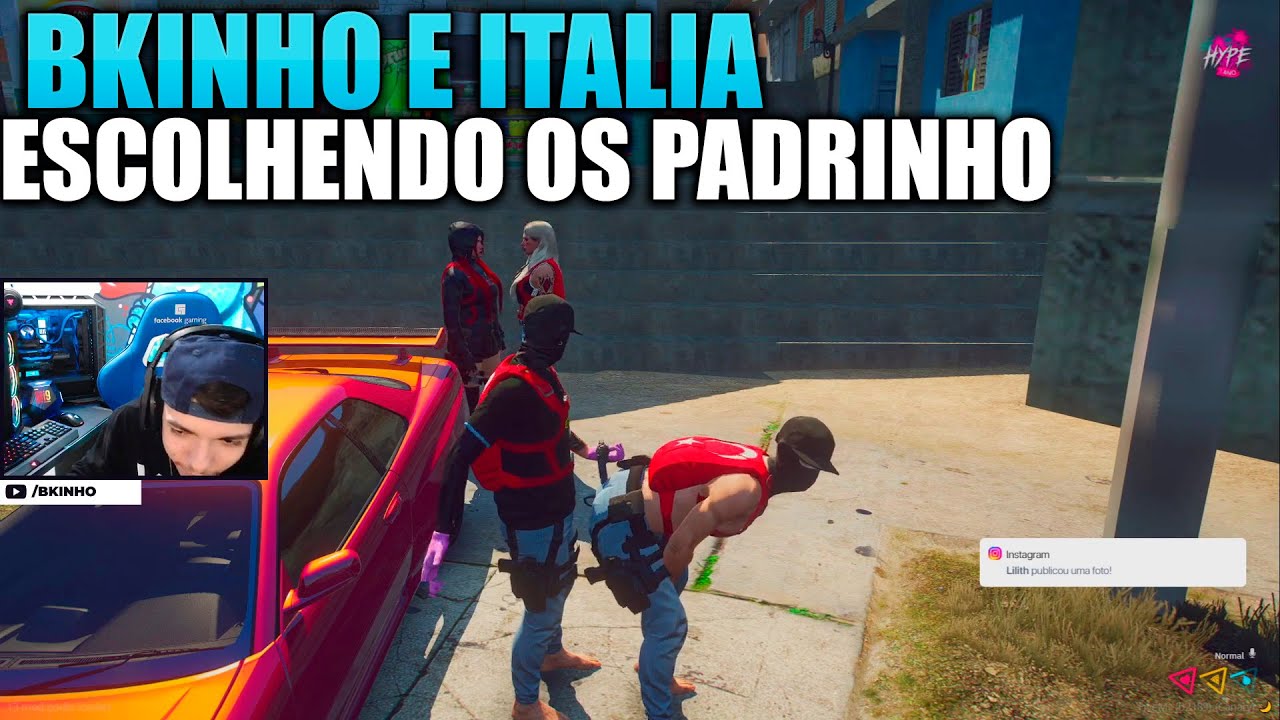 BKINHO E ITALIA ESCOLHENDO PADRINHOS CASAL #ALETALIA