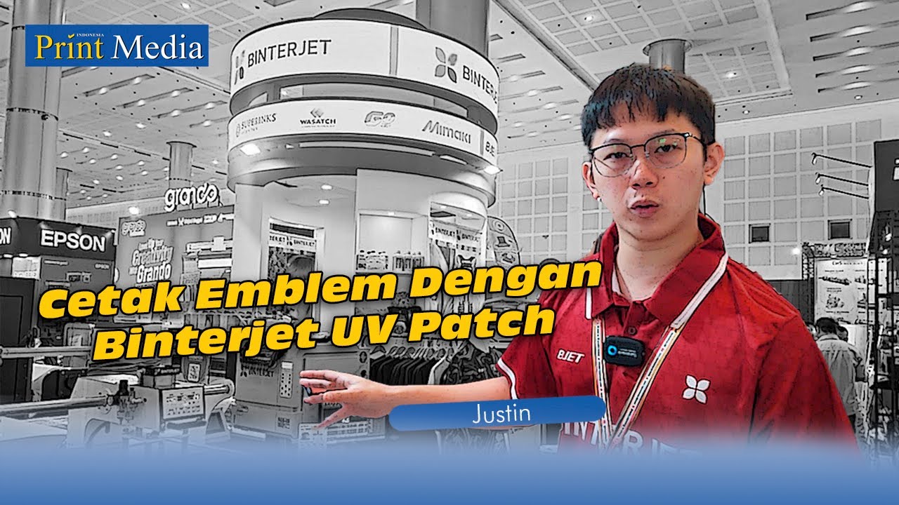 SPE 2025 l Cetak Emblem Dengan Binterjet UV Patch