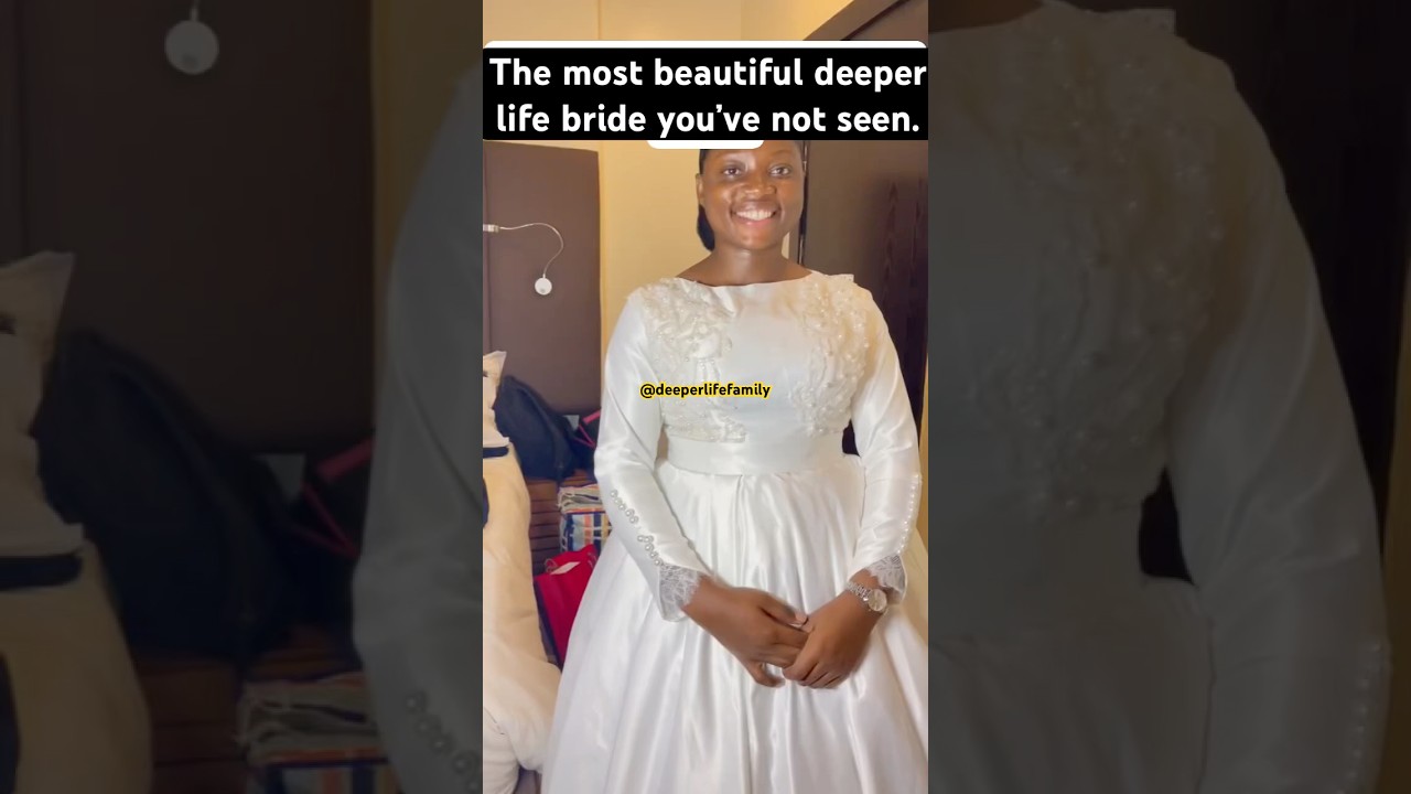 The most beautiful deeper life bride you&rsquo;ve not seen #love #marriage