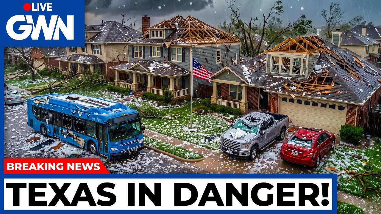 TEXAS HIT by MASSIVE HAIL &mdash; Cars & Homes Damaged (Breaking Updates)