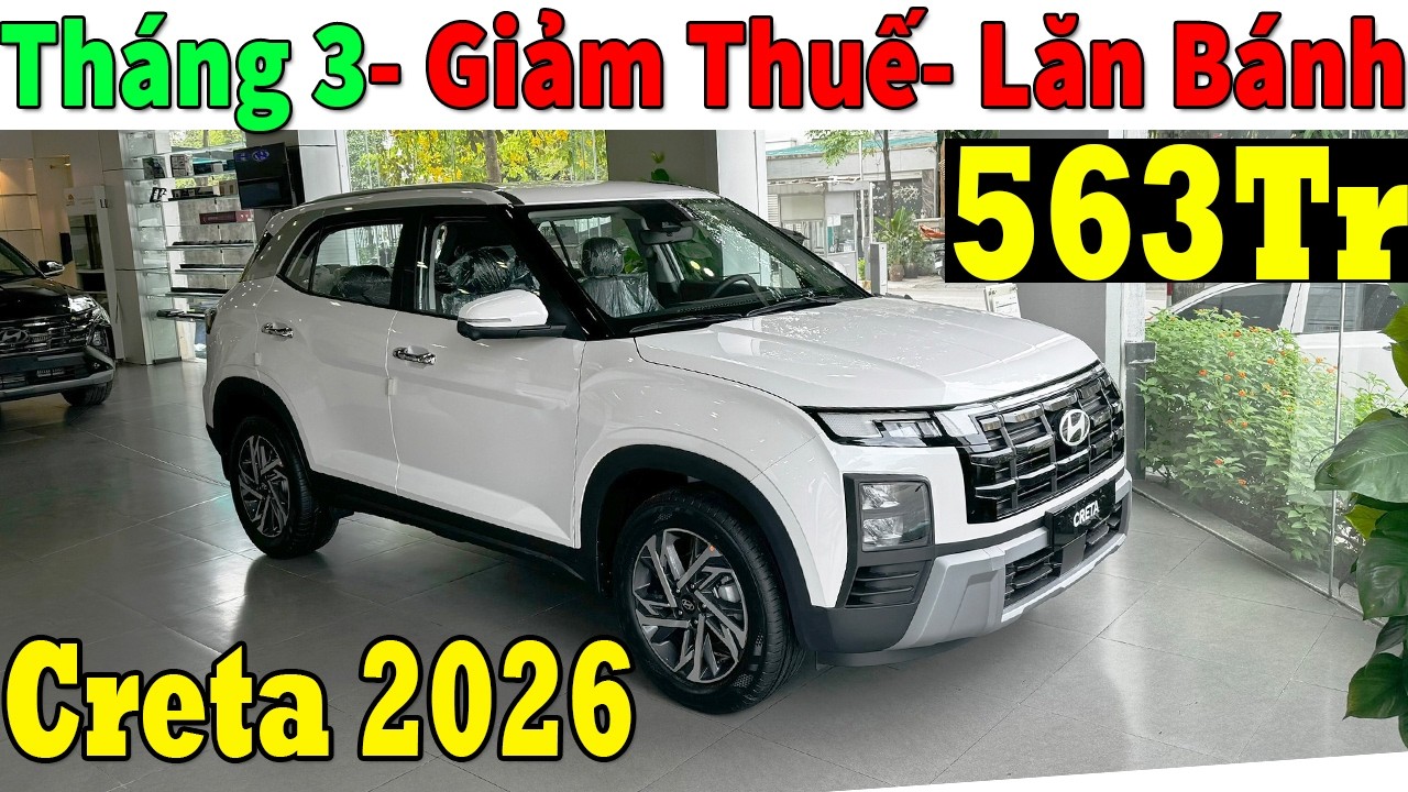 ✅Bỏ 563Tr Lấy Hyundai Creta Tháng 3 Năm 2026 Đua Xforce Và Seltos| Giá Lăn bánh Creta Mới | Topcarvn