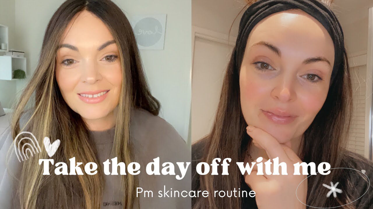 Pm affordable / drugstore skincare routine 🌙✨ | Take the day off with me