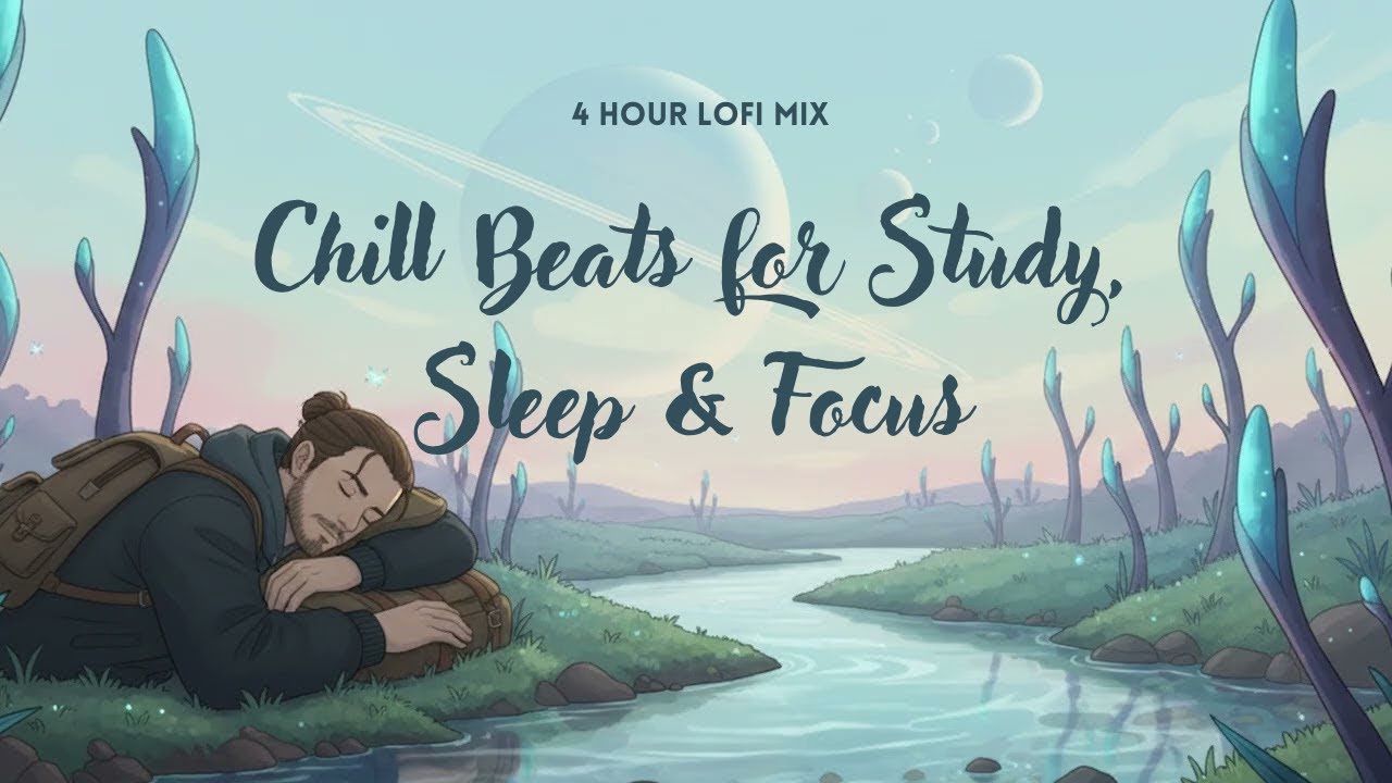 4 Hour Deep Space Lofi 🌌 | Chill Beats for Study, Sleep & Focus