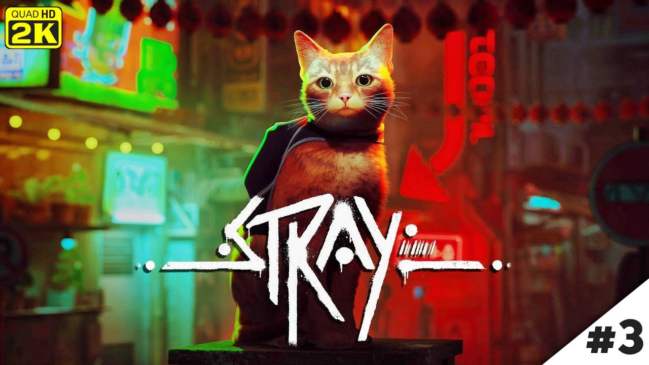 Live 🔴Stray Gameplay Walkthrough Pt. 3 [ Ending ]