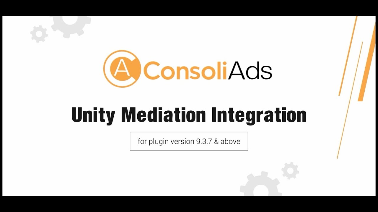 Unity Mediation Integration step #1:Download & update SDK