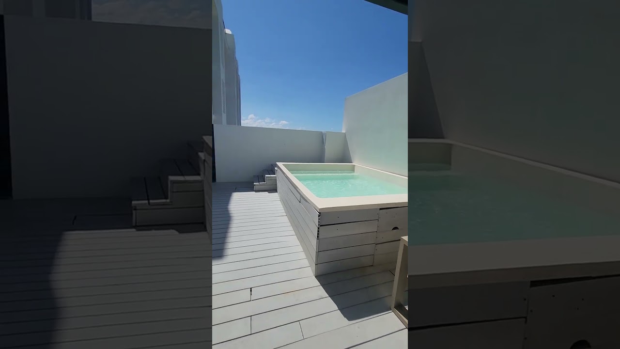 Finest playa mujeres 2 story rooftop terrace suite with plunge pool room 5158