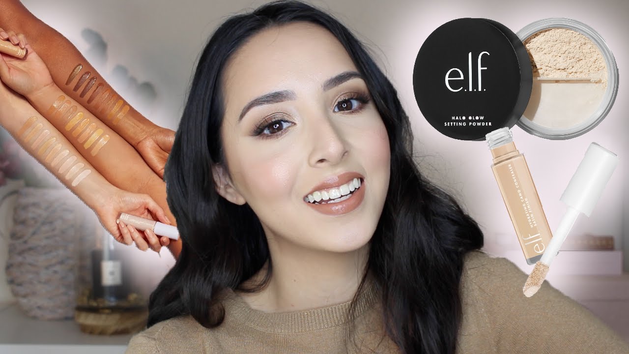 REVIEW: E.L.F. HYDRATING CAMO Concealer + HALO GLOW Setting Powder | MaSanti