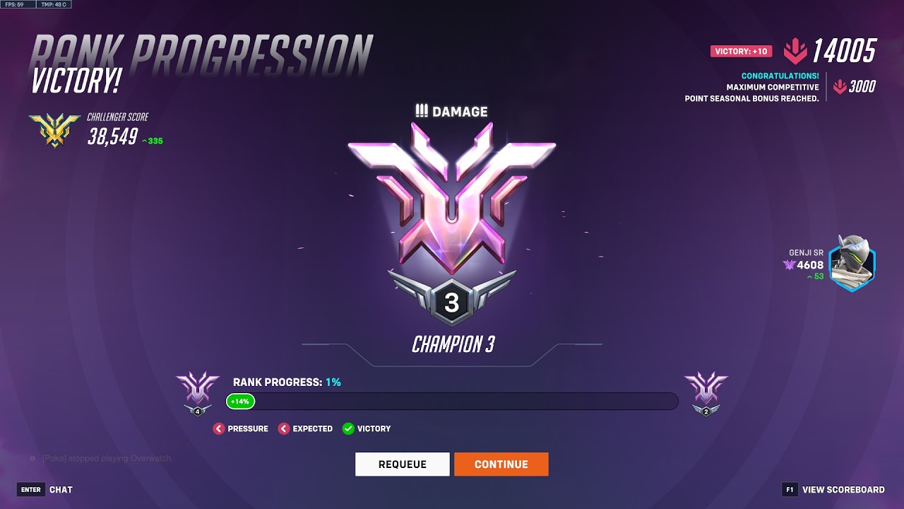 How i got Champ 3 on genji.