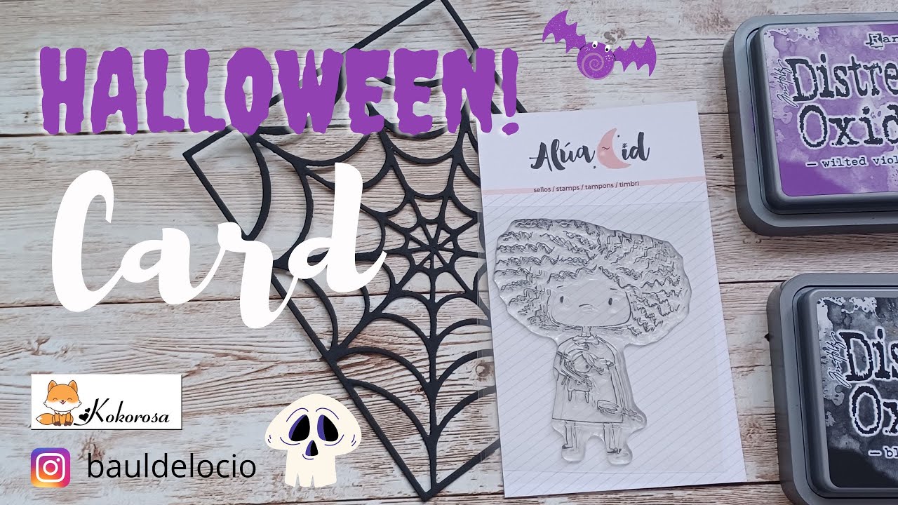 TARJETA HALLOWEEN SUPER FÁCIL!!!!