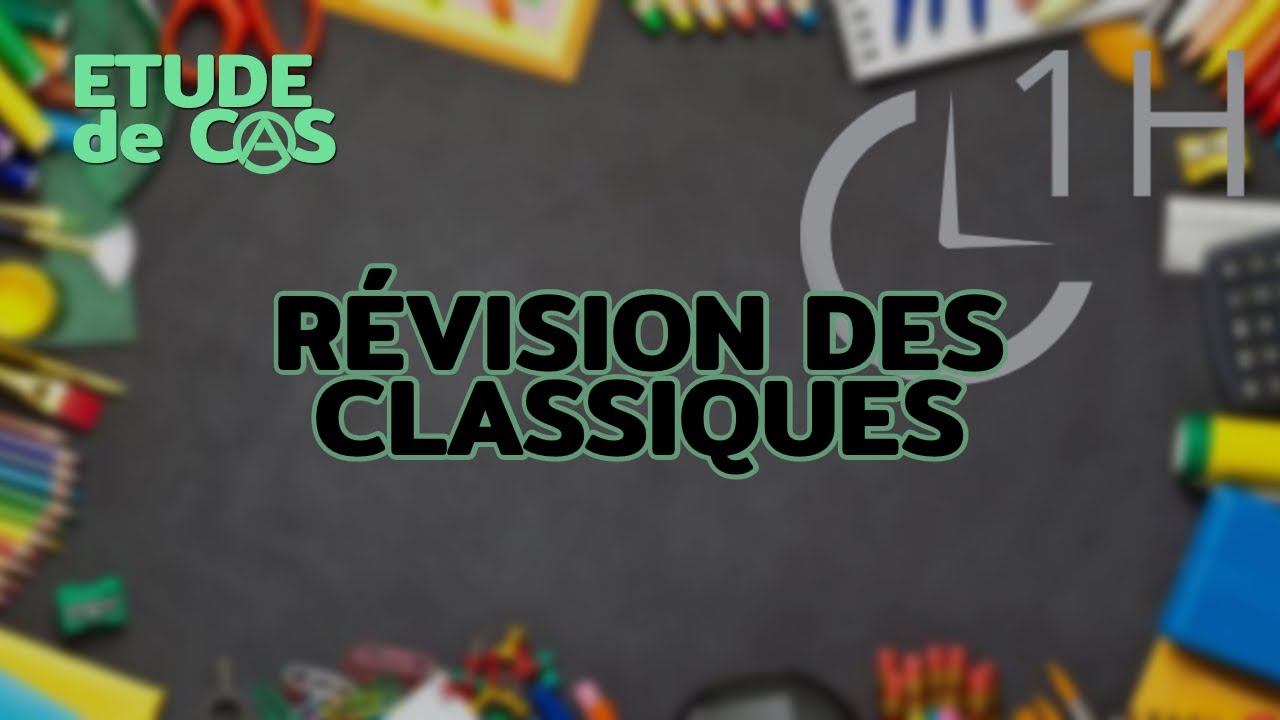 C'est la rentrée ! (révision des concepts Edouardesques fondamentaux) | Étude de cas