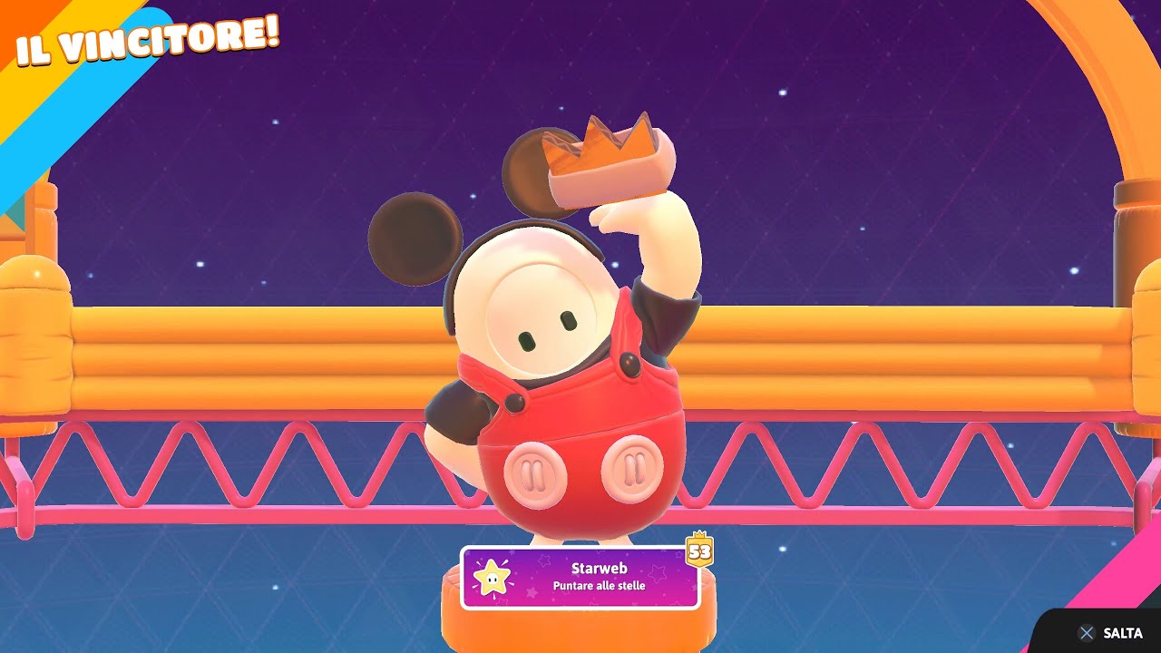 Fall Guys - MICKEY MOUSE punta alle STELLE verso una MAGICA VITTORIA in Perfetto STILE DISNEY! ✨