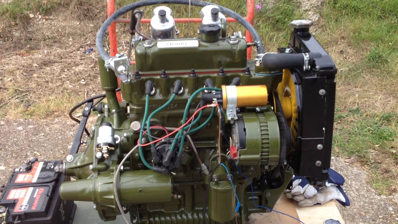 classic mini 1330 bench test first startup a series engine