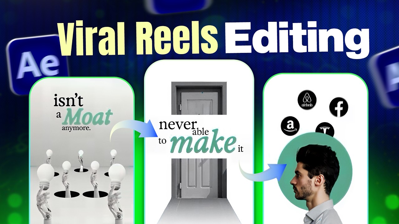 Editing Viral Instagram Reels From Scratch in After Effects | Step-by-Step Tutorial