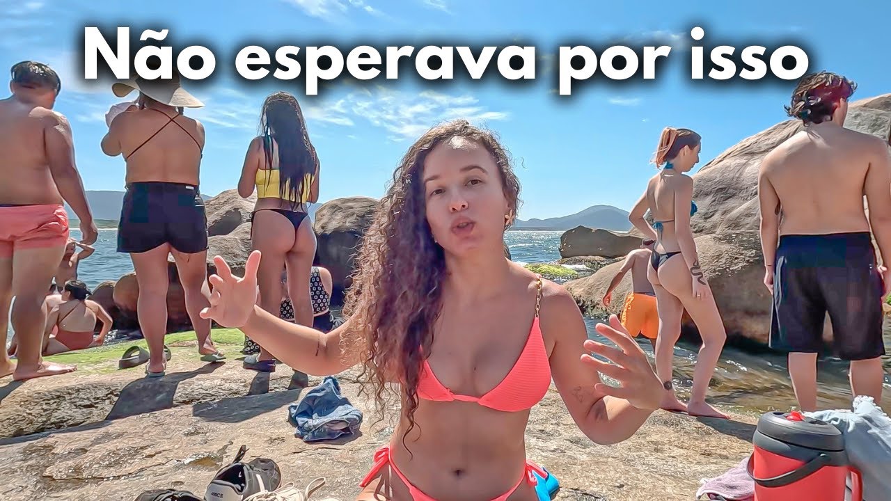 A praia mais INSANA de Florianópolis