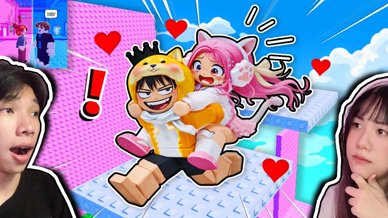 Thử Thách Ôm Người Yêu Leo Tháp Con Trai Và Con Gái 😍 Ngáo Và Kemy Boys And Girls Tower 😳