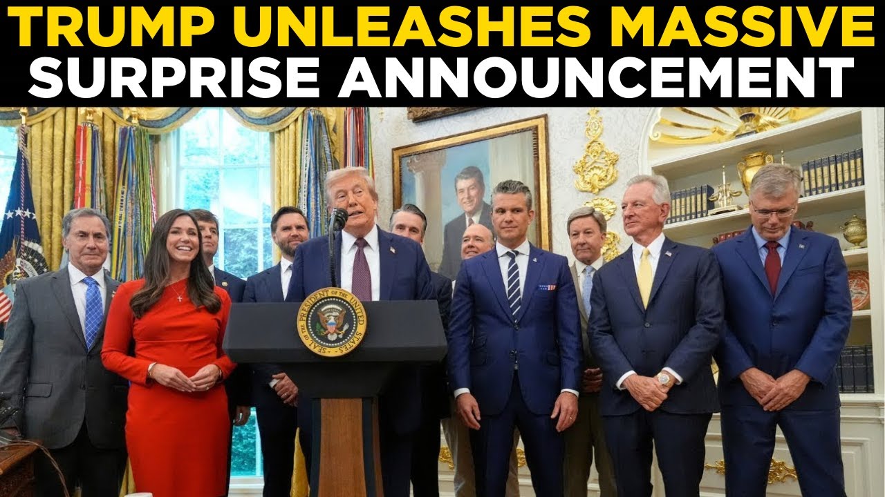 TRUMP'S BIG ANNOUNCEMENT LIVE | President Trump Delivers Major Address From The White House