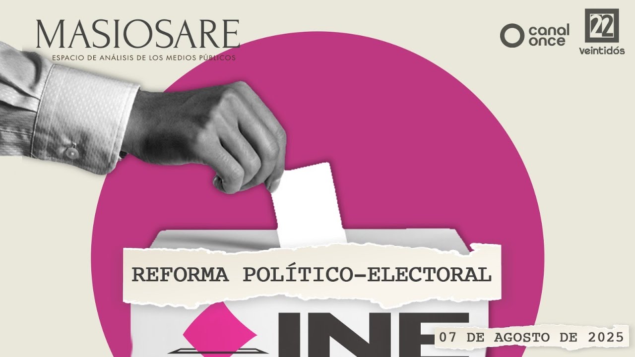 Masiosare - Análisis Coyuntural: Reforma político-electoral (07/08/2025)
