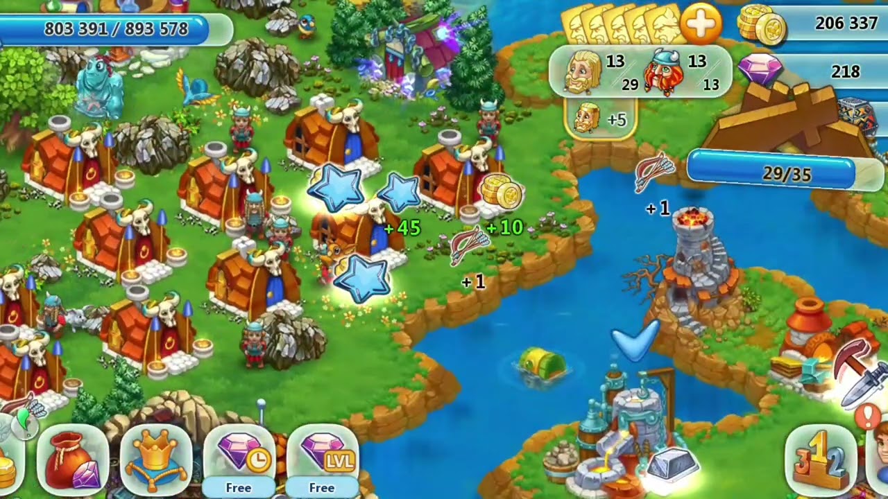 How to fight the Monsters ,Harvest Land #harvest #games @anasvlog4068