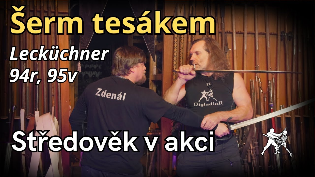 Средневековье в действии: приемы фехтования клыками - Lecküchner 94v