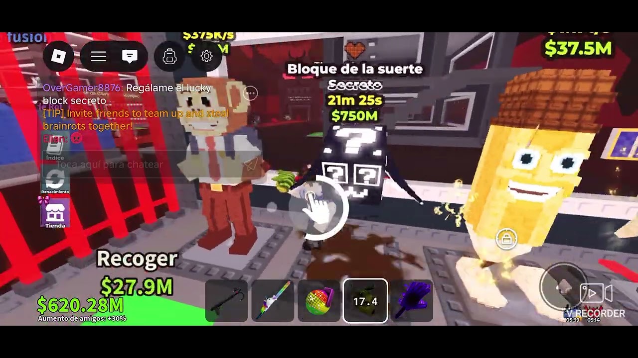 Jugando Roba Un Brainrot Y Ya Queda 1 Hora Para que empieze el admin abuse