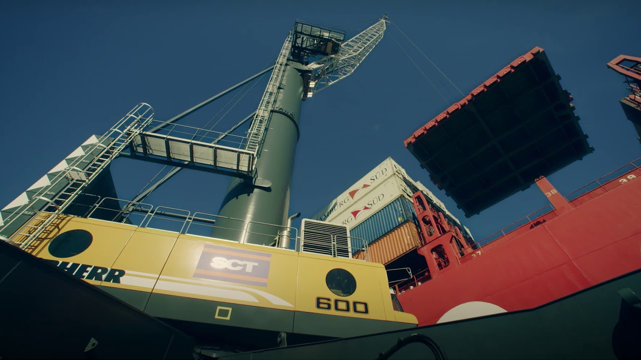 Liebherr - Mobile Harbour Cranes LHM in Container Handling