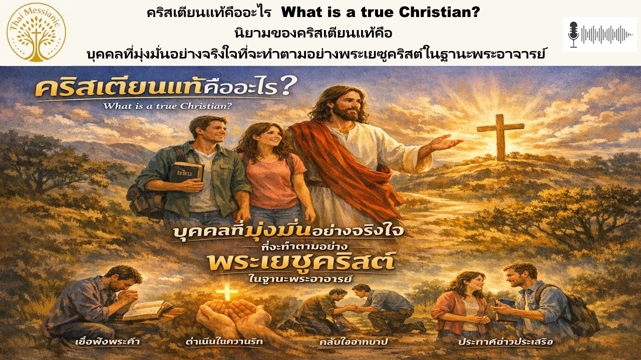 คริสเตียนแท้คืออะไร  What is a true Christian?