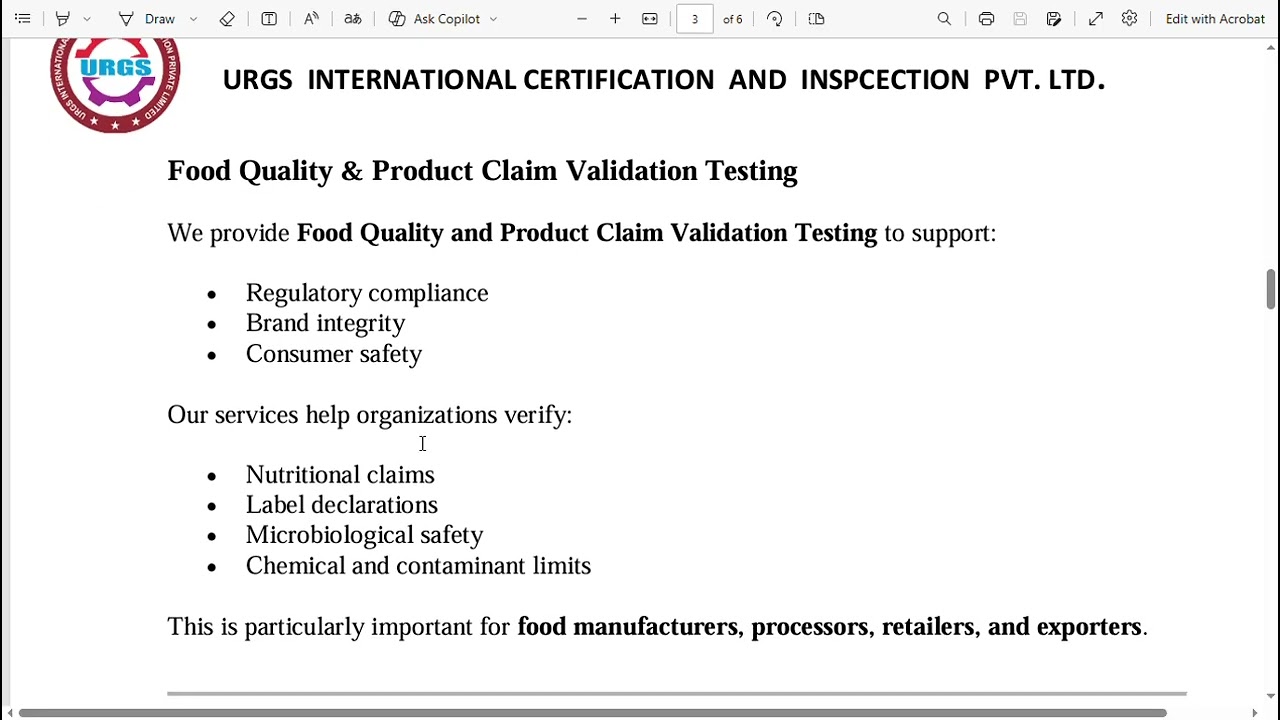 Comprehensive Testing, Auditing & Compliance Solutions | URGS International