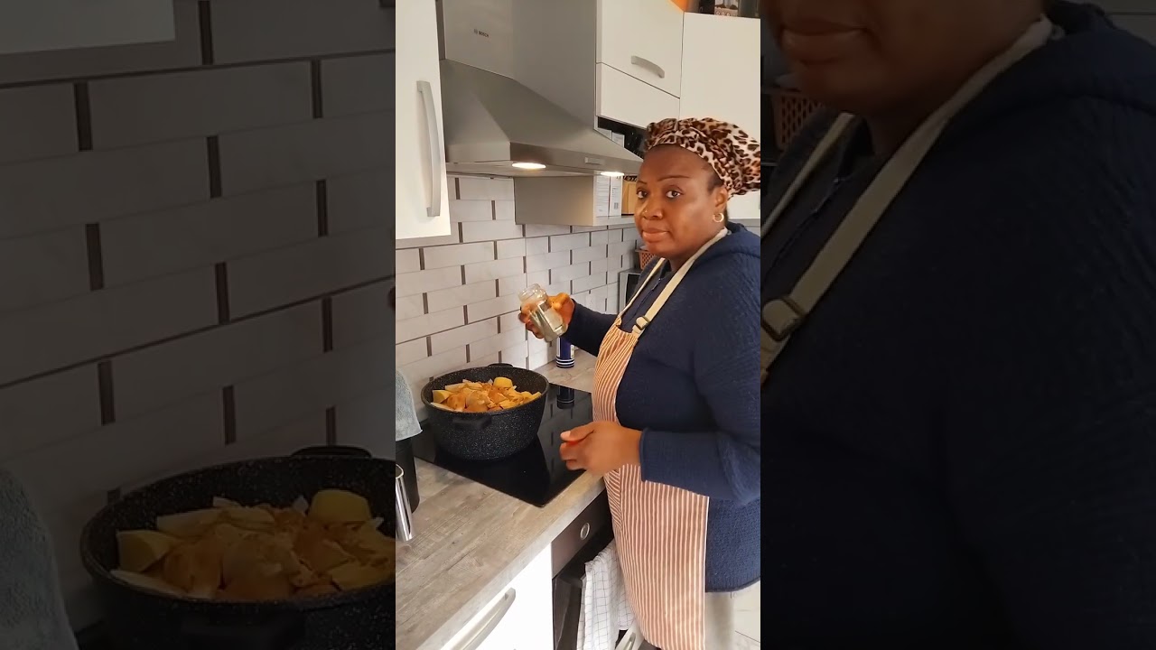 Let's cook potato and chicken 