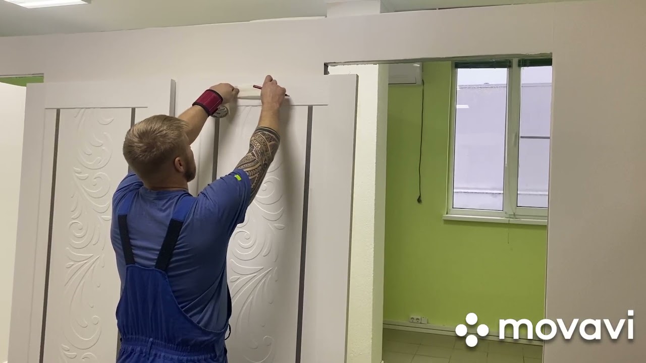 установка межкомнатных дверей 2 видео