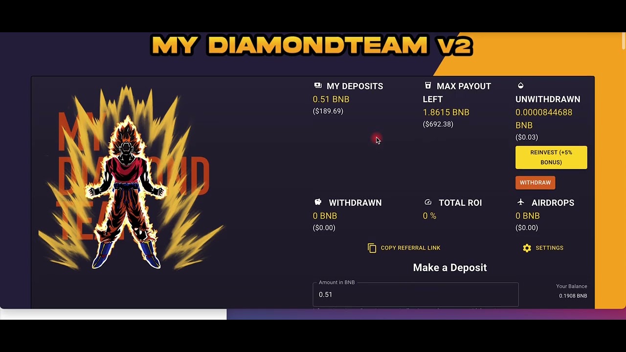 MYDIMONDTEAM V2 TRYING IT OUT WITH A NEW TEAM SHARING 100% PROFIT! PISTON TOKEN PRESALE PASSIVE $$$