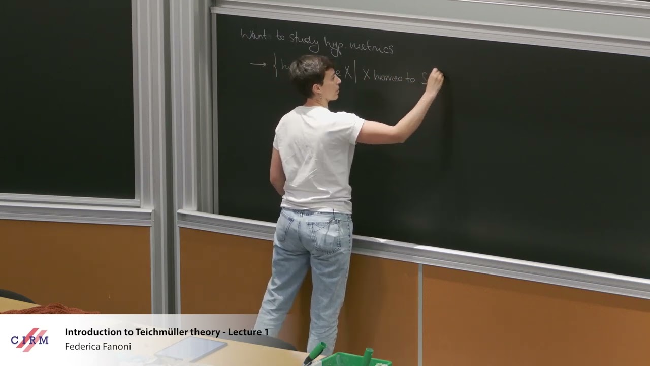 Federica Fanoni : Introduction toTeichmüller theory - Lecture 1