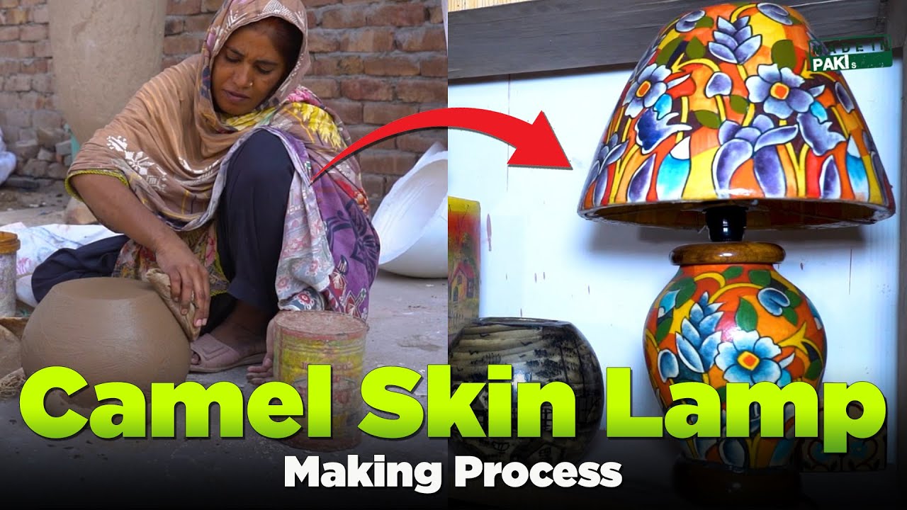 Camel Skin Lamp Making Process  | Made in Pakistan | Discover Pakistan