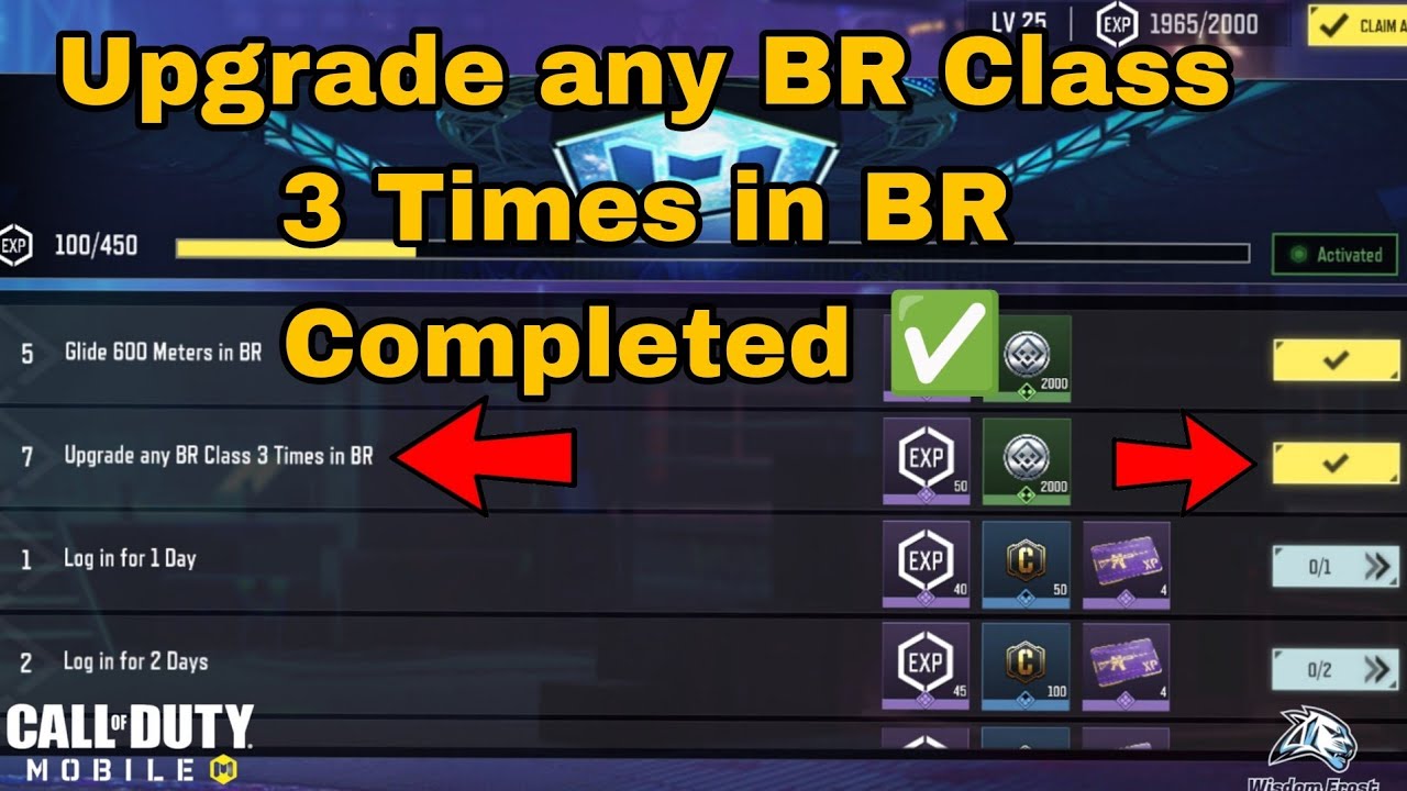 How to Upgrade any BR Class 3 Times in BR Cod Mobile 2024