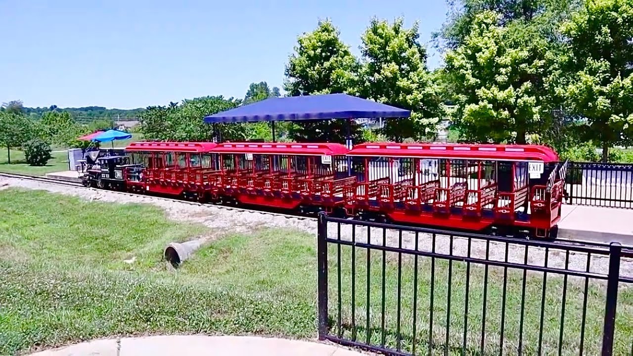 Riding the Miniature Train at the National Museum of Transportation - St. Louis, Missouri