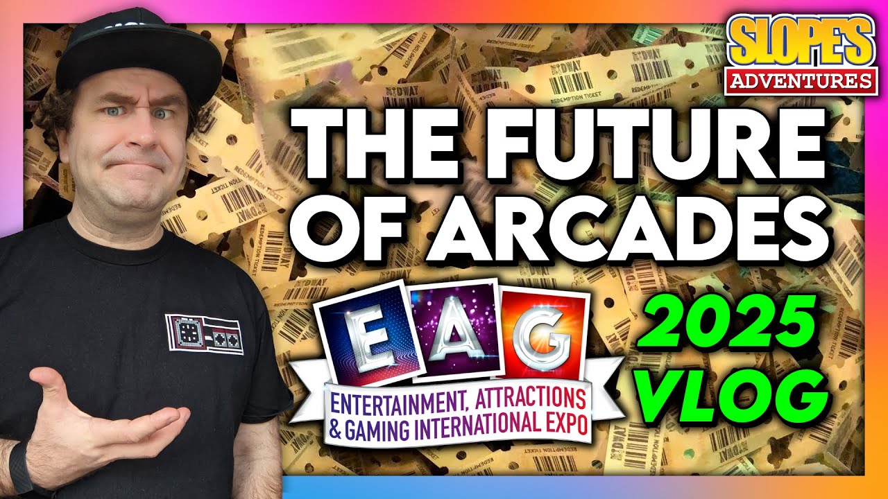 Exploring New and Crazy Arcade Machines at a HUGE Expo in London