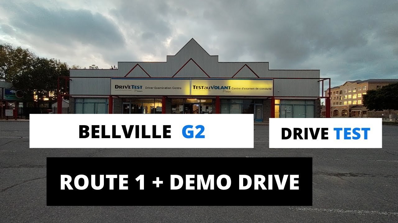 Belleville G2 Road Test (aka G1 exit road test) - All you need to know