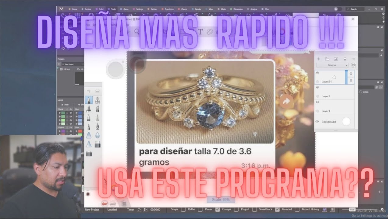 Como diseñar Joyeria mas rapido!!