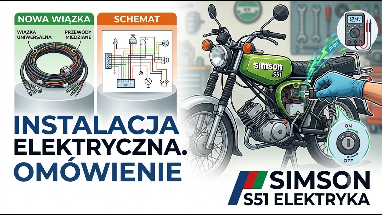 Instalacja elektryczna Simson S51 