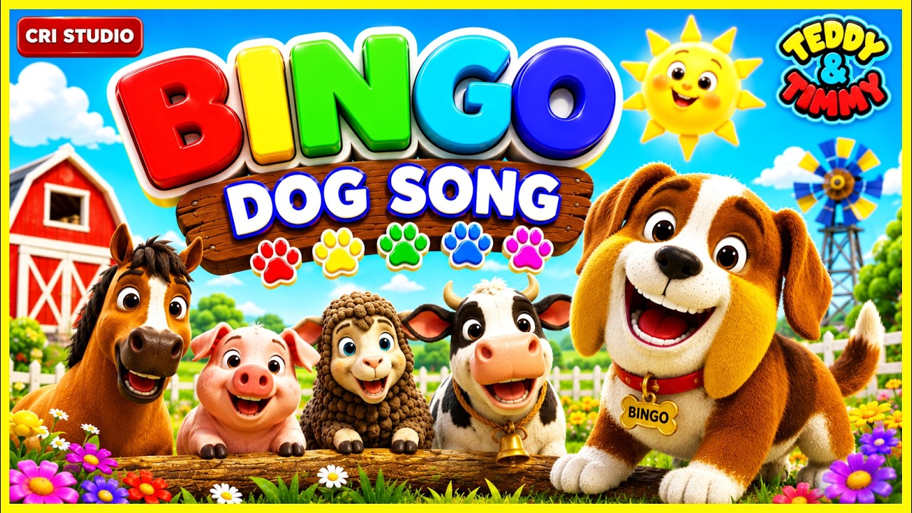 BINGO Dog Song - Poems For Kids