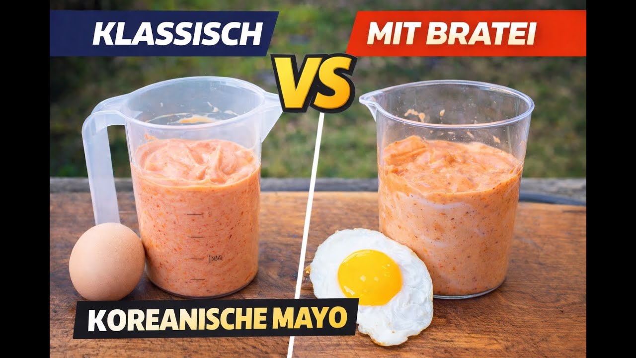 Mayo mit Bratei?! 🤯 Klassisch vs. Trend im Geschmackstest | Koreanische Mayo Experiment