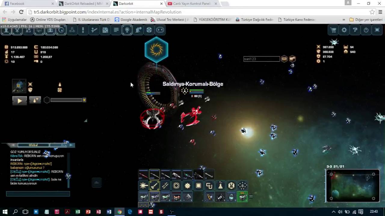 Darkorbit TR5 takılmaca