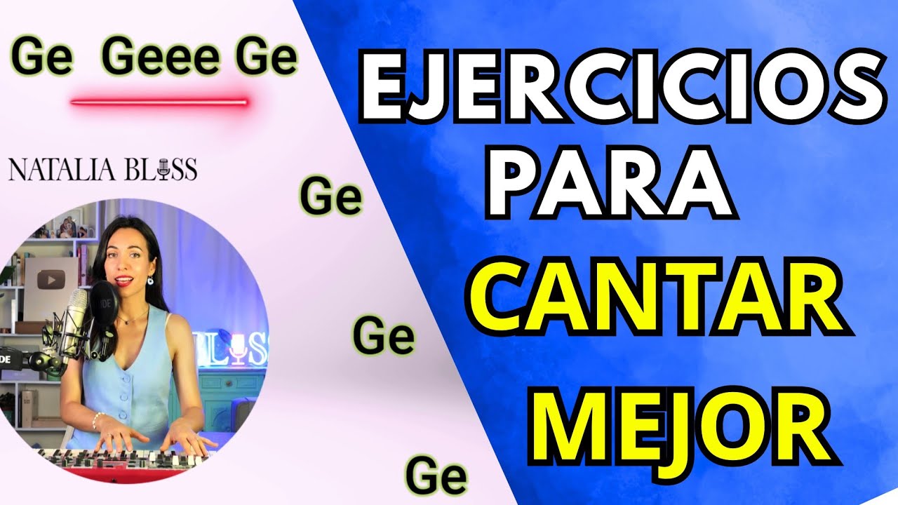 🎶EJERCICIOS VOCALES PARA CANTAR MEJOR. Calentamiento vocal 10 MINUTOS. Natalia Bliss