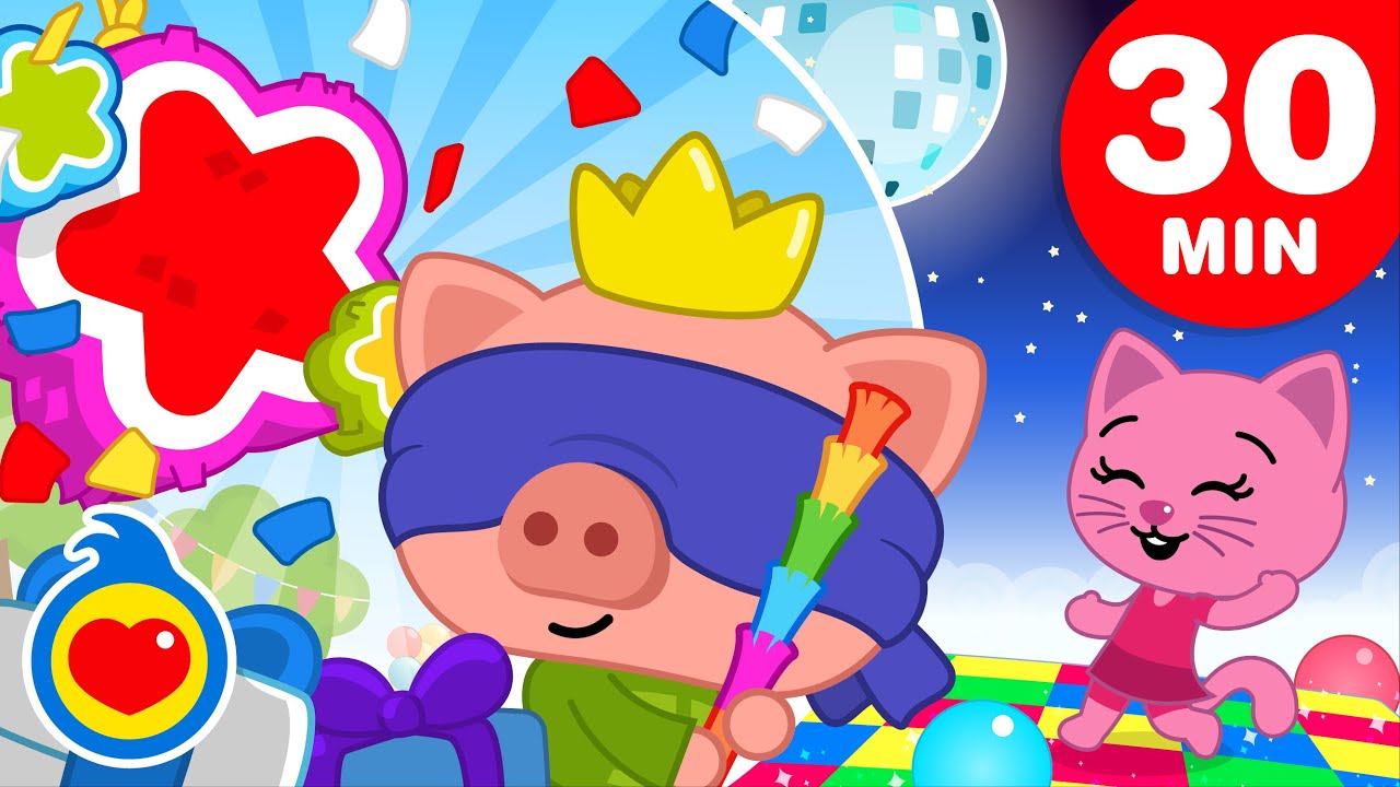 Quebre a Piñata 🪅😺 e + músicas para se divertir muito! (30 min) | Um Herói do Coração ❤️