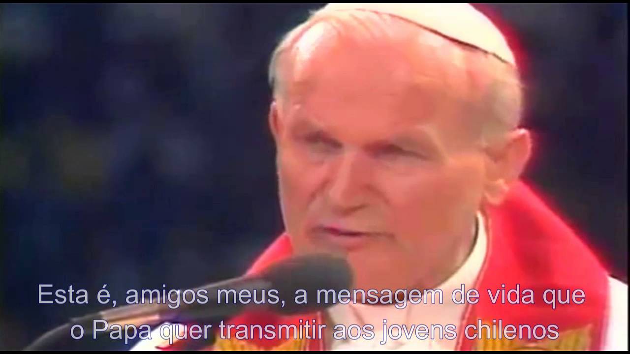 São João Paulo II aos jovens chilenos 1987