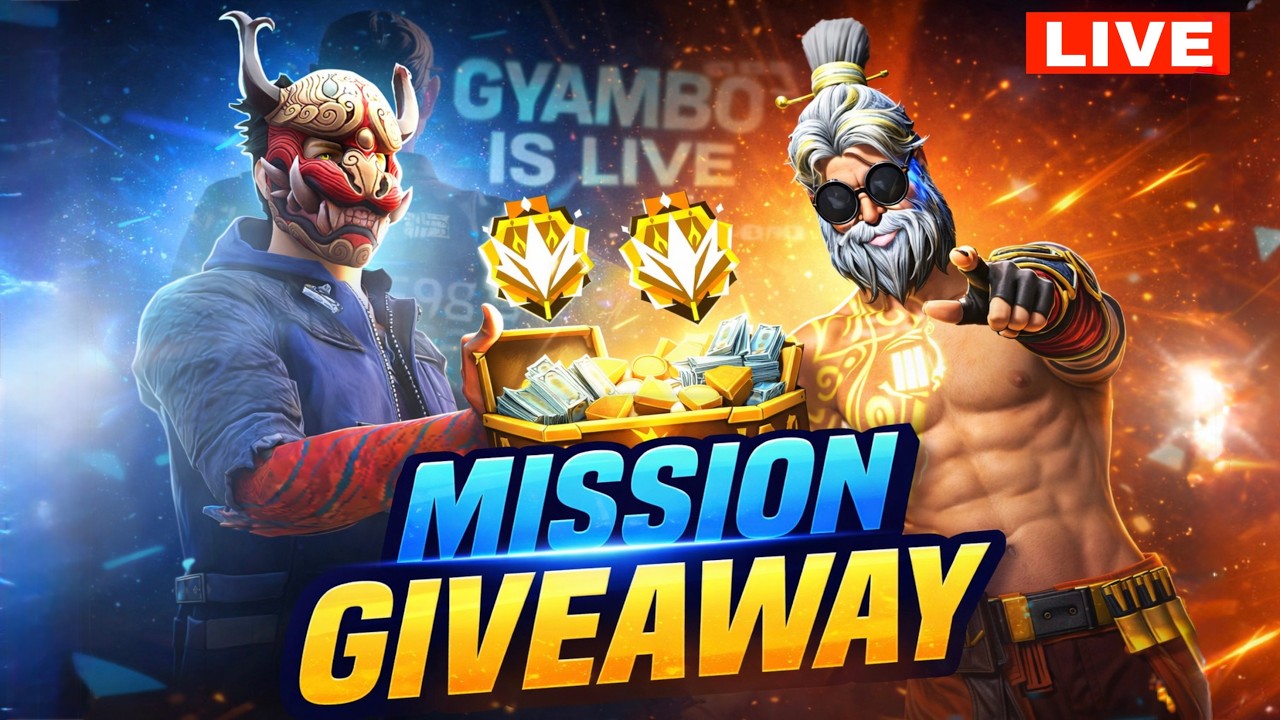FREE FIRE LIVE 🔴 MISSION  - GIVEAWAY - Diamonds  💎 Esewa 💰 #freefire #tondegamer